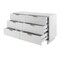 Manhattan Comfort Granville 55.07 Double Wide Dresser in White DR-5031 - alternate 5